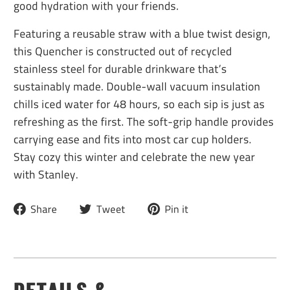 Brand new Stanley Artic Twist 40 oz - Picture 8 of 8